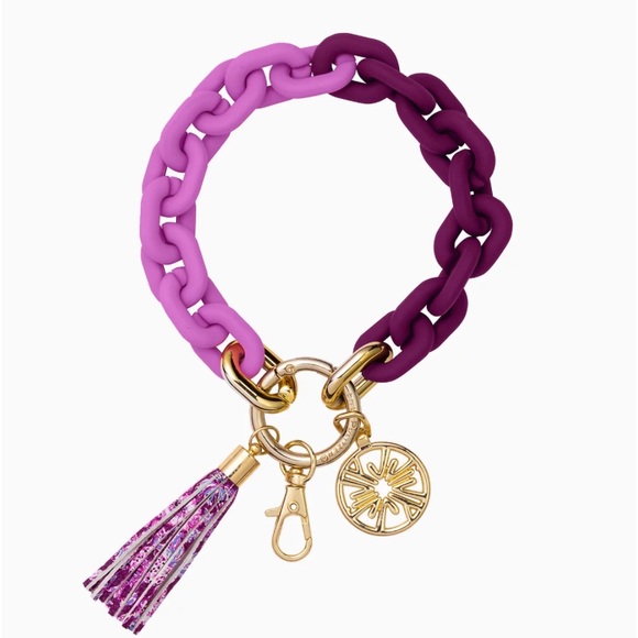 Lilly Pulitzer Jewelry - NWT Lilly Pulitzer Key Chain Bracelet 3” diameter